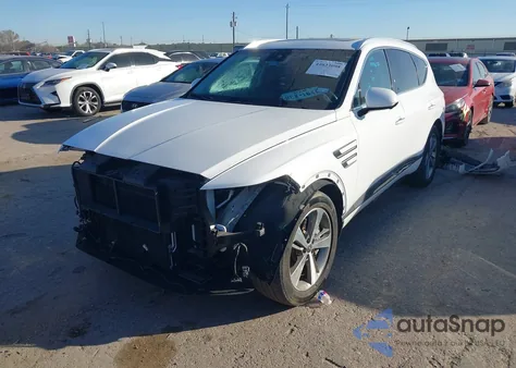 2021 Genesis Gv80 3.5T Awd Advanced из США, поврежденный, VIN KMUHCESC0MU066588